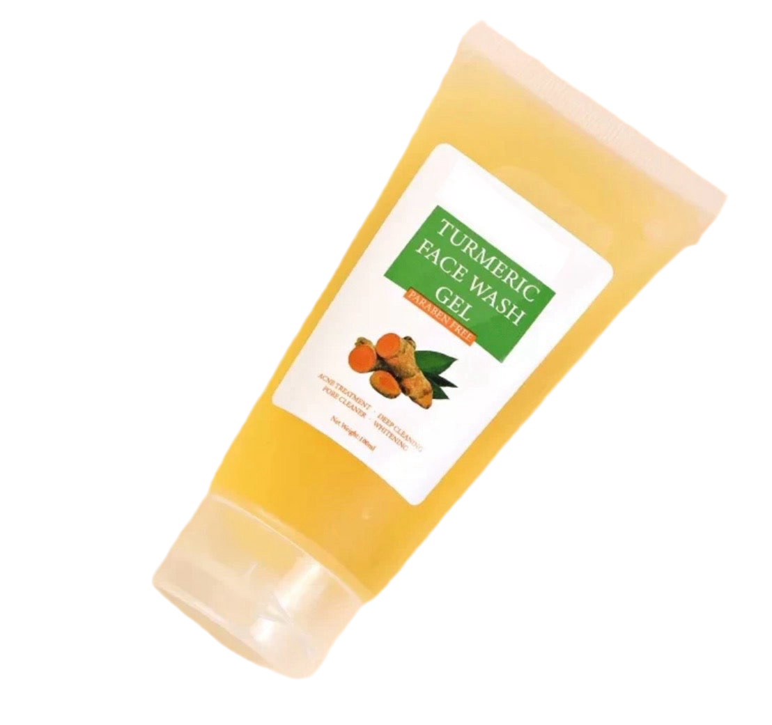 Turmeric face gel wash
