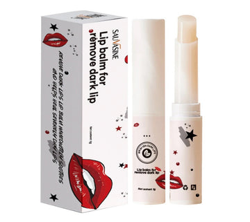 Dark lip, removing lip balm
