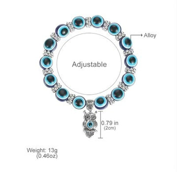 🦉 Owl  Evil eye bracelet 🧿