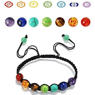 Chakra beads BRACELET 💙💚❤️💛💜💛