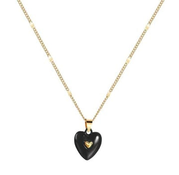 Black Heart necklace 🖤🖤🖤