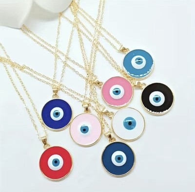 Evil eye 🧿 (light blue) necklace