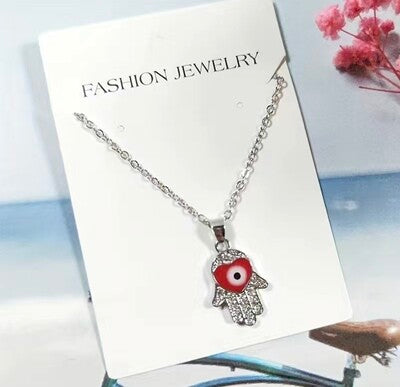 Evil Eye 🪬 Necklace (red)
