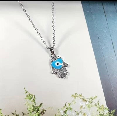 Evil Eye 🪬 Necklace (blue)
