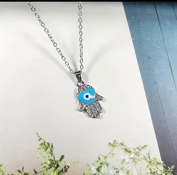 Evil Eye 🪬 Necklace (blue)