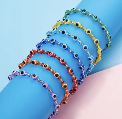 Evil eye 🧿 (purple) bracelet💜