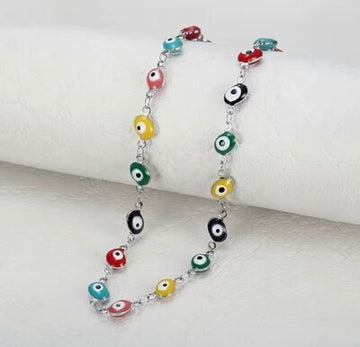 Evil eye 🧿 multicolor necklace