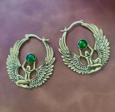 Egyptian queen Isis earrings ⭐️⭐️⭐️
