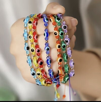 Evil eye 🧿 (orange) bracelet