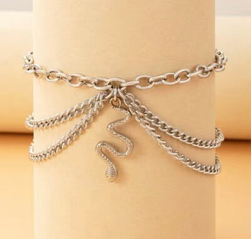 (Silver) anklet 🐍