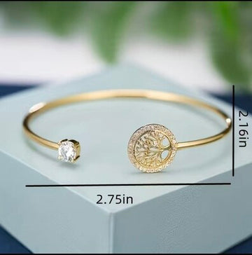 Tree of life, Bangle bracelet⭐️(gold)