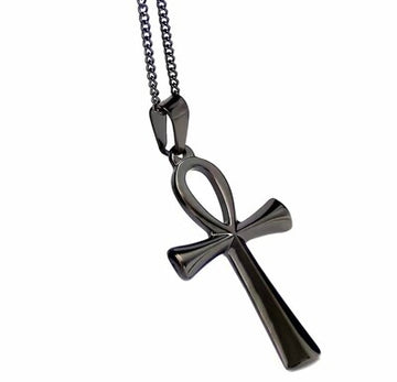 Egyptian cross (black) 🖤 necklace