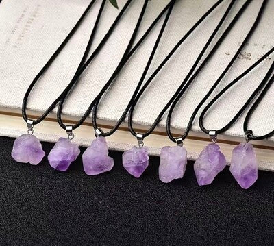 💜Purple Crystal Necklace