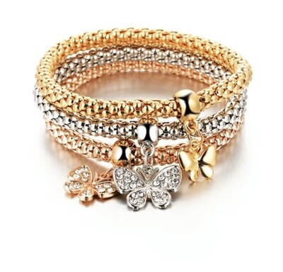 Gorgeous butterfly, charm set 🦋 bracelet