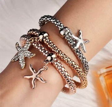 Beautiful starfish, charm bracelet set⭐️